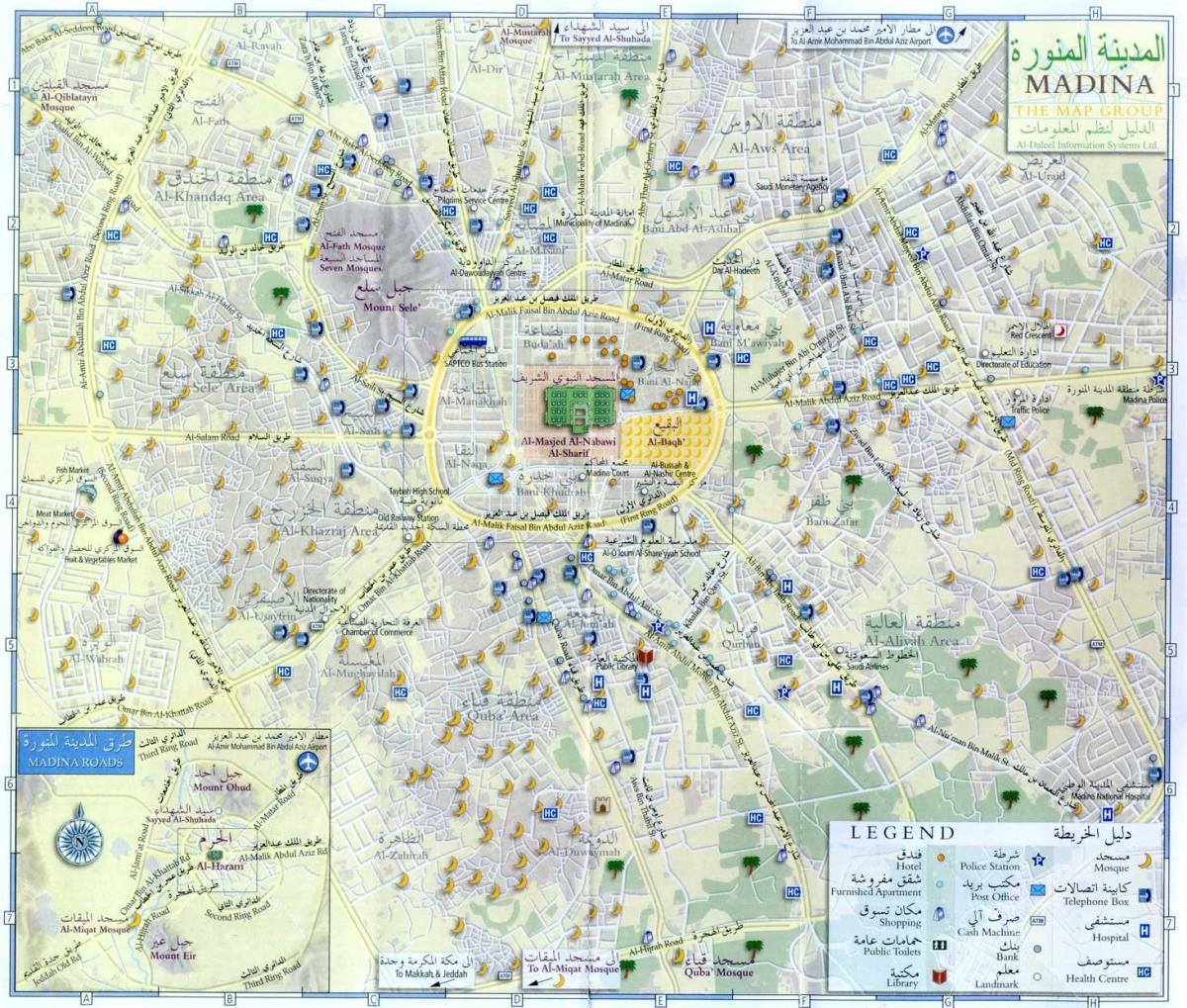 kartta madina munawara Saudi-Arabia