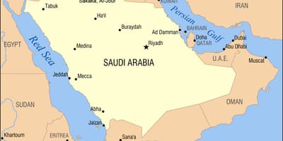 Al jouf kartta Saudi-Arabia