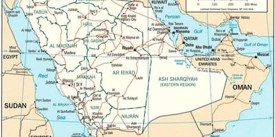 Kartta Saudi-Arabia kuvia