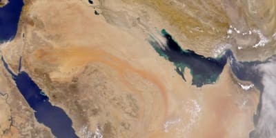 Kartta Saudi-Arabia satelliitti