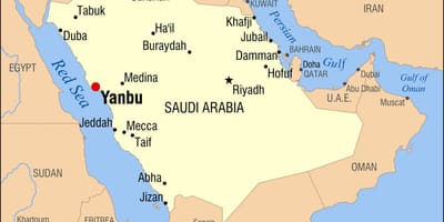Yanbu SAUDI-arabian kartta